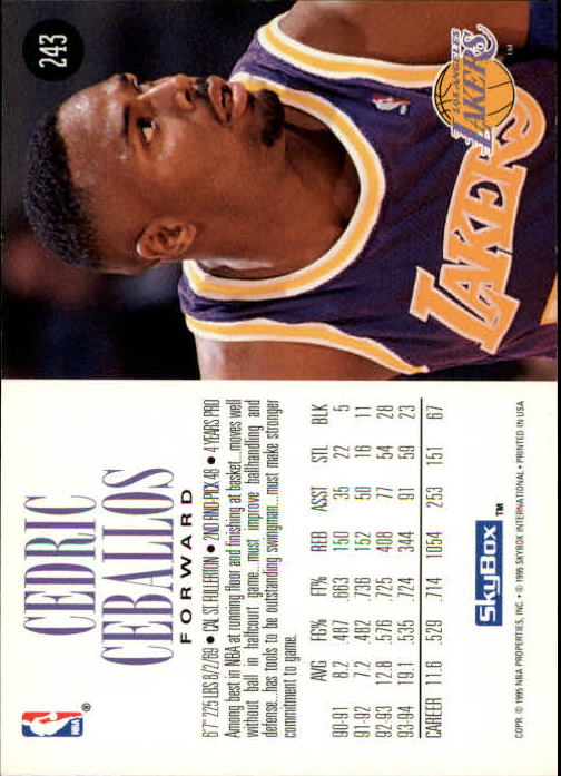 B3737- 1994-95 SkyBox Premium Bk #s 1-270 +Rookies -You Pick- 15+ FREE US SHIP - Picture 389 of 403