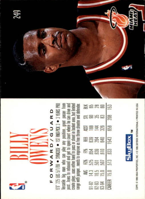 B3737- 1994-95 SkyBox Premium Bk #s 1-270 +Rookies -You Pick- 15+ FREE US SHIP - Picture 401 of 403