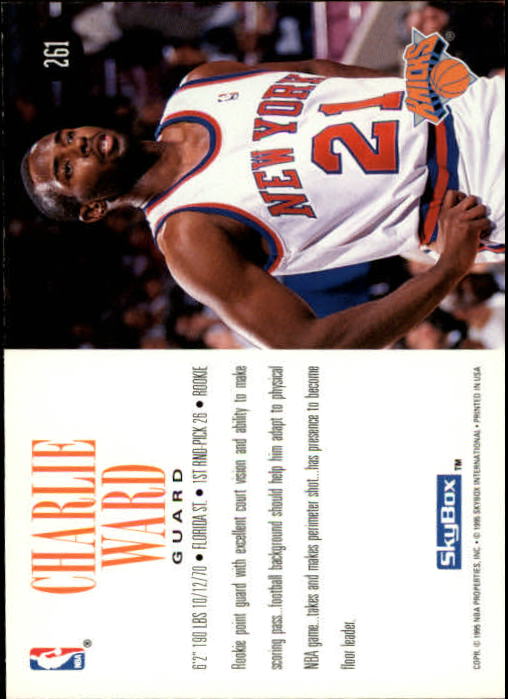 Sports Card Back