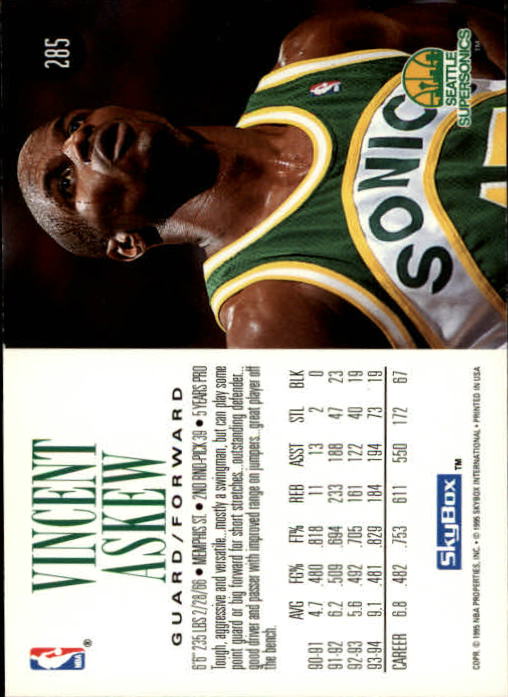 Sports Card Back