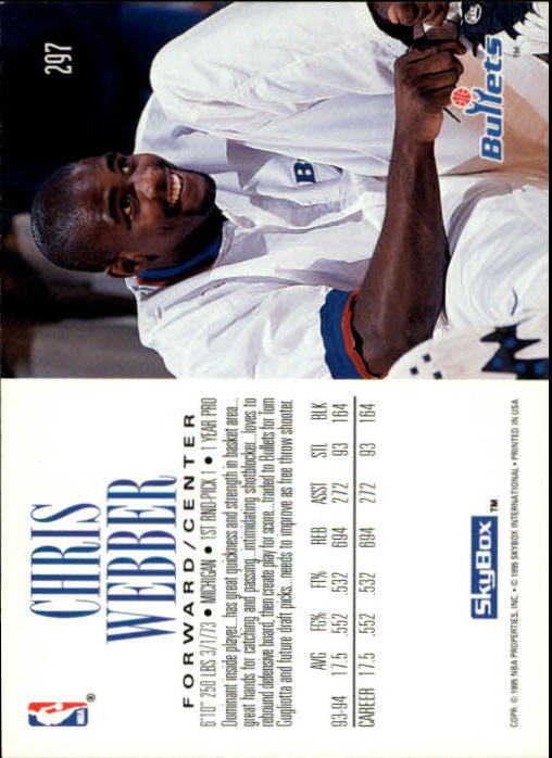 Chris webber cards (1994-2022) Kings Bullets 76ers - You Choose - Picture 6 of 258