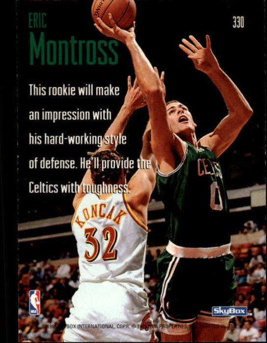 1994-95 SkyBox Premium #330 Eric Montross SSW back image