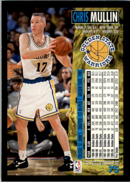 Pin by Ed Hill on Basketball  Chris mullin, Golden state warriors, Golden  state