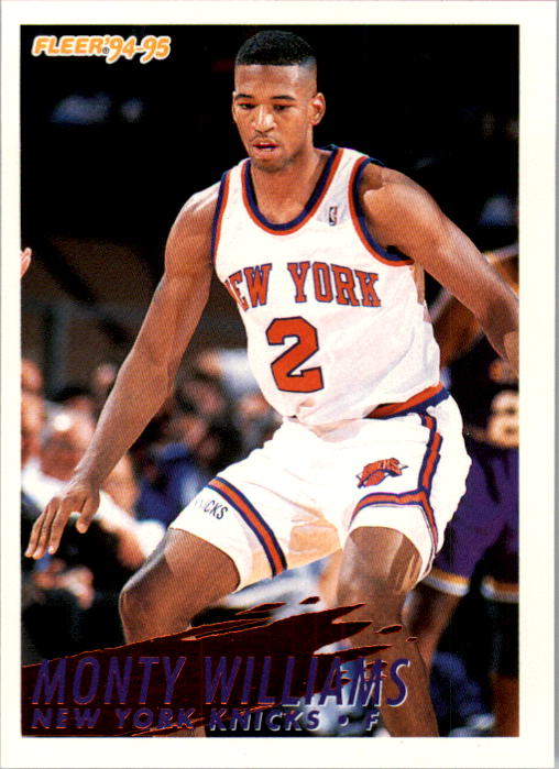 1994-95 Fleer New York Knicks Basketball Card #335 Monty ...