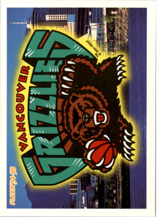 1994-95 Fleer #388 Vancouver Grizzlies