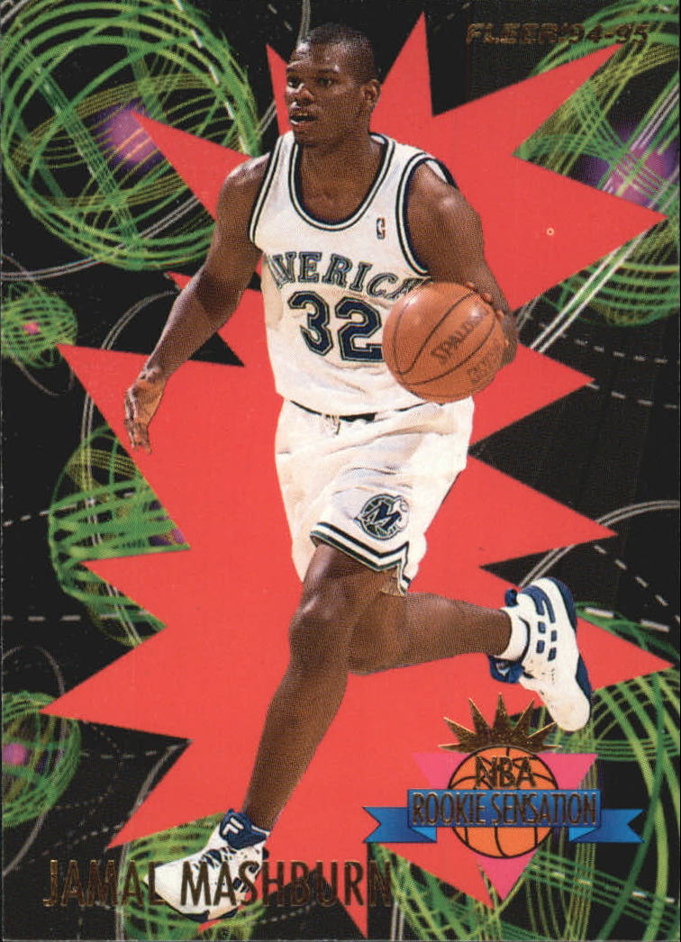 1994-95 Fleer Rookie Sensations #16 Jamal Mashburn