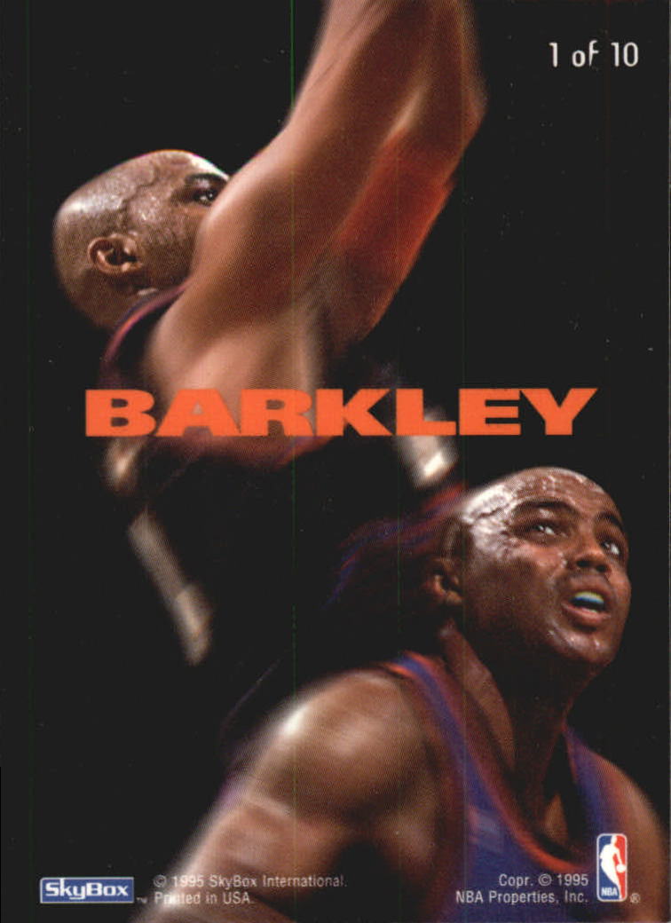 1994-95 Emotion N-Tense #1 Charles Barkley back image