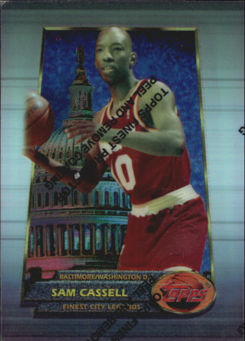 1994-95 Finest Refractors #54 Sam Cassell CY