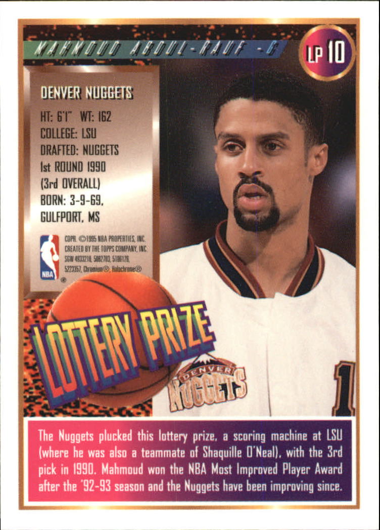 Sports Card Back