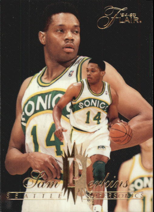 Sam Perkins autographed Basketball Card (Seattle Supersonics