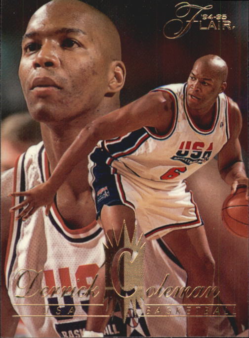 1994-95 Flair #159 Derrick Coleman USA