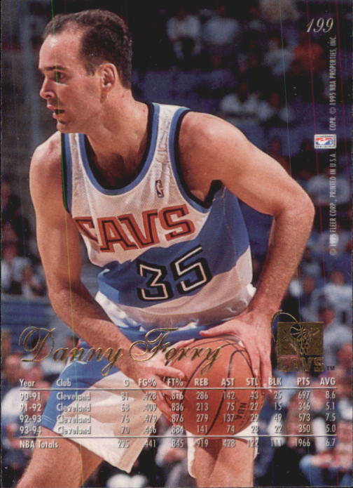 1994-95 Flair #199 Danny Ferry back image