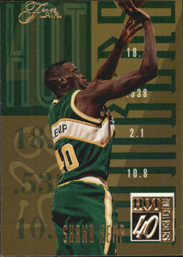 1994-95 Flair Hot Numbers #6 Shawn Kemp