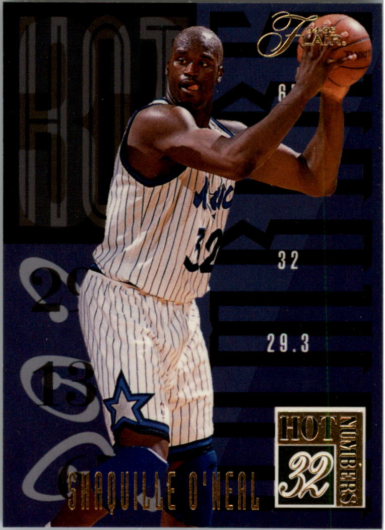 1994-95 Flair Hot Numbers #12 Shaquille O'Neal