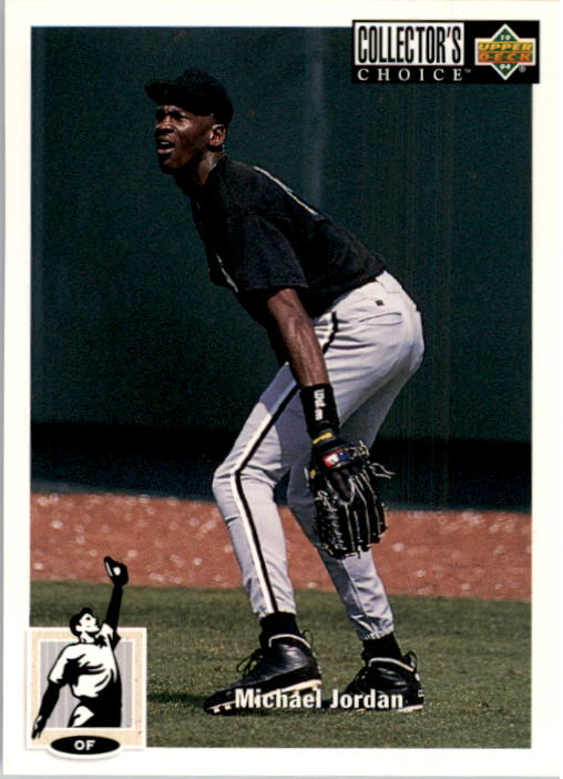 Michael Jordan Upper Deck Organizationnal PRO FILES Barons Baseball card. PO