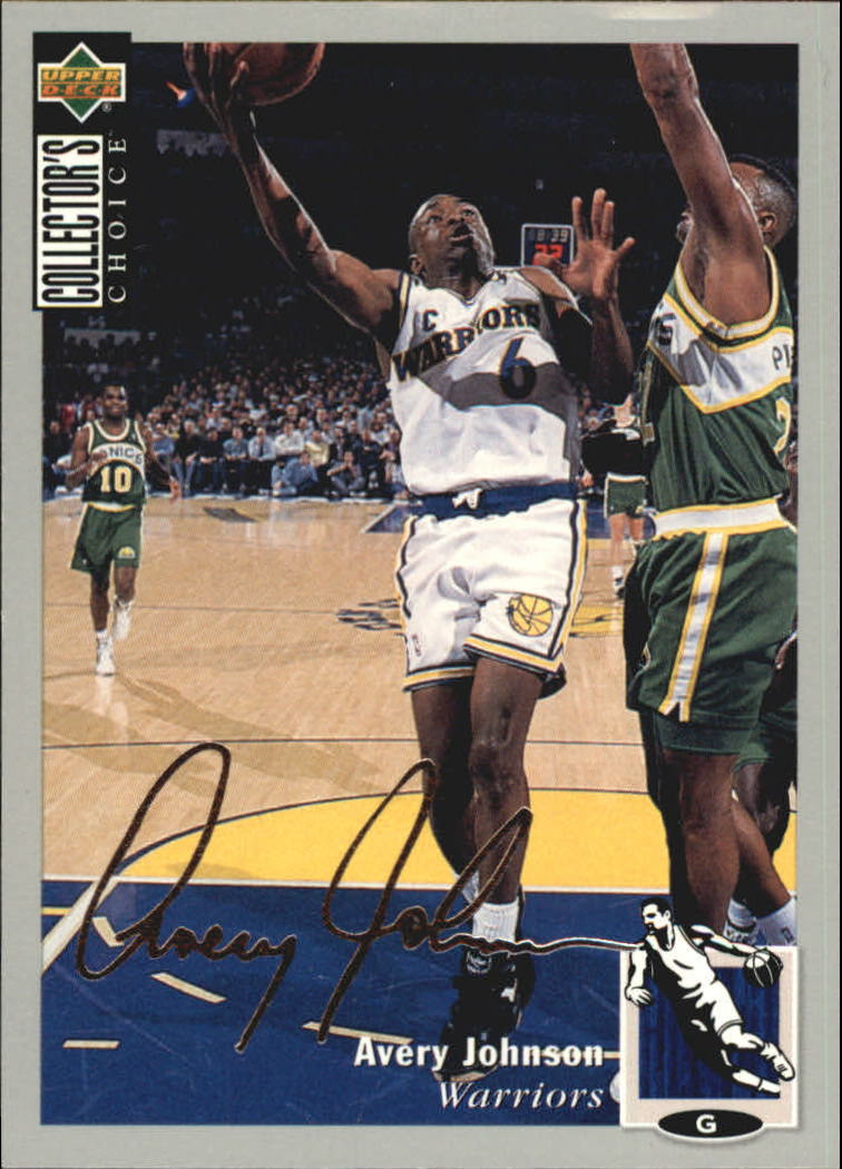 1994-95 Collector's Choice Silver Signature #6 Avery Johnson