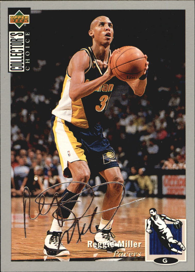 1994-95 Collector's Choice Silver Signature #31 Reggie Miller - NM-MT