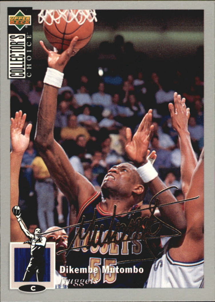 1994-95 Collector's Choice Silver Signature #55 Dikembe Mutombo