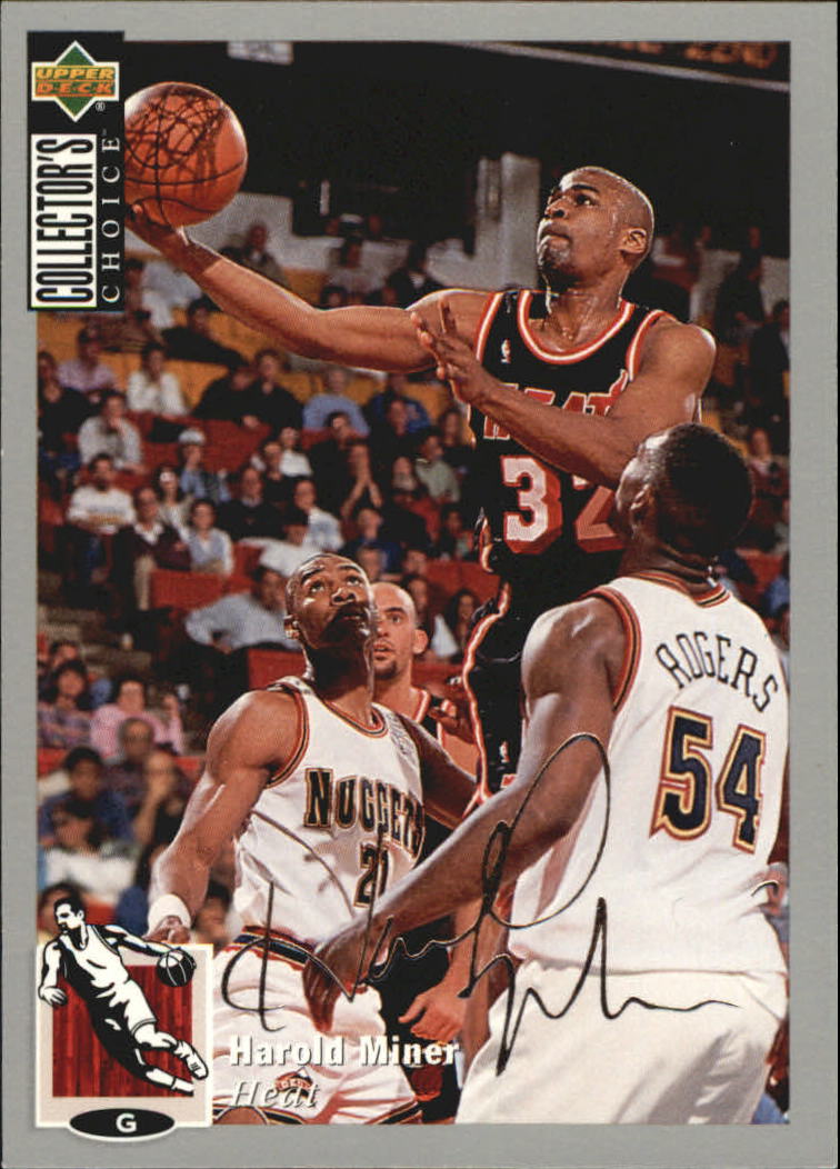 1994-95 Collector's Choice Silver Signature #88 Harold Miner
