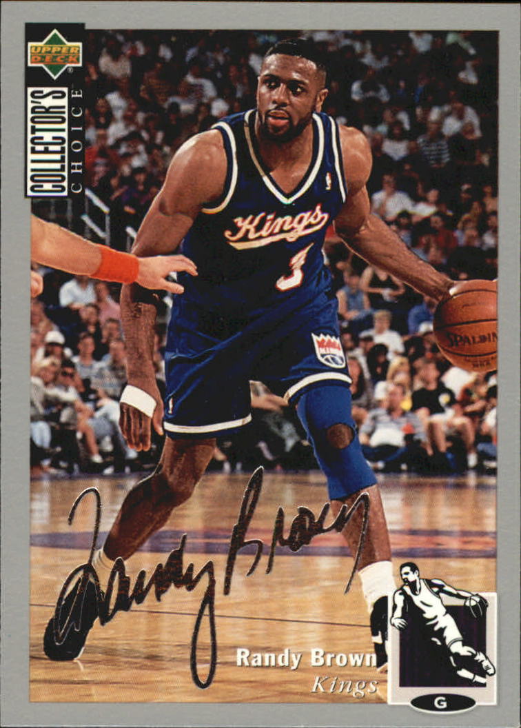 1994-95 Collector's Choice Silver Signature #95 Randy Brown