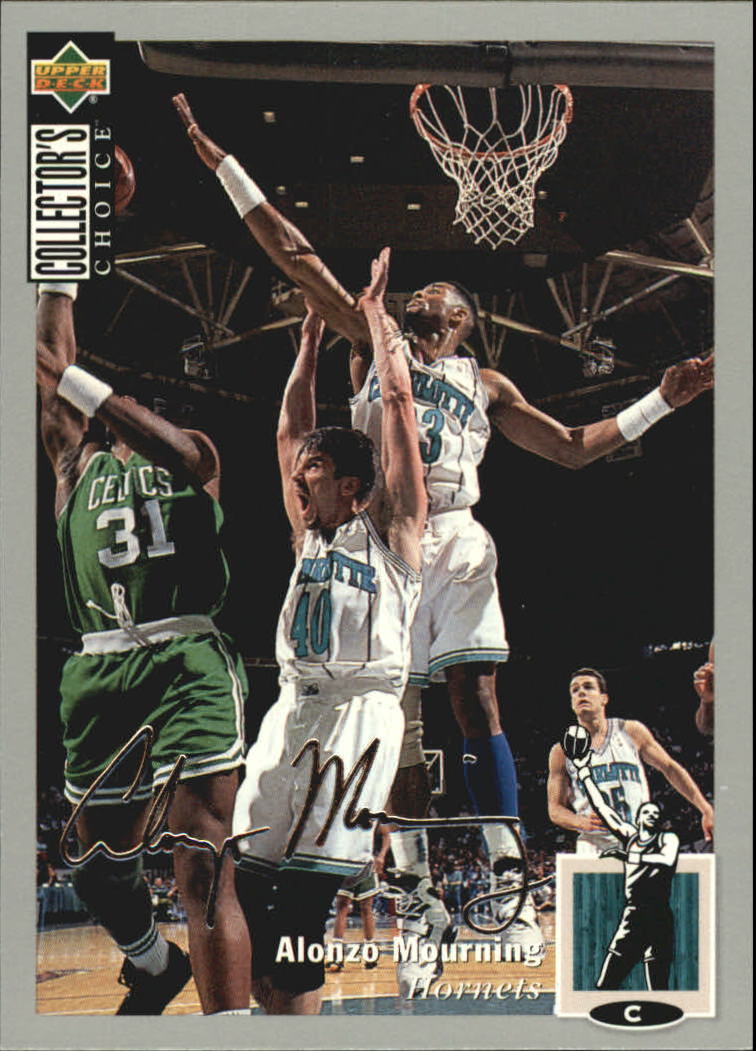 1994-95 Collector's Choice Silver Signature #133 Alonzo Mourning
