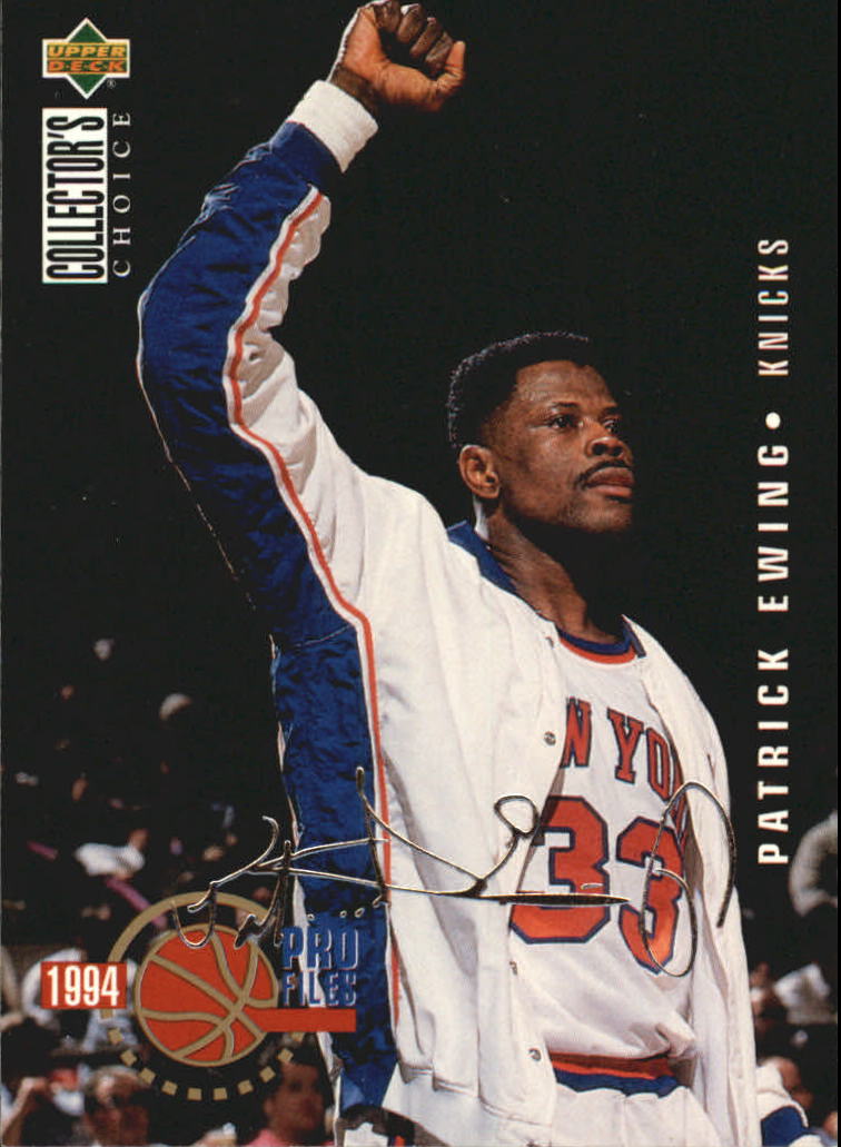 1994-95 Collector's Choice Silver Signature #201 Patrick Ewing PRO