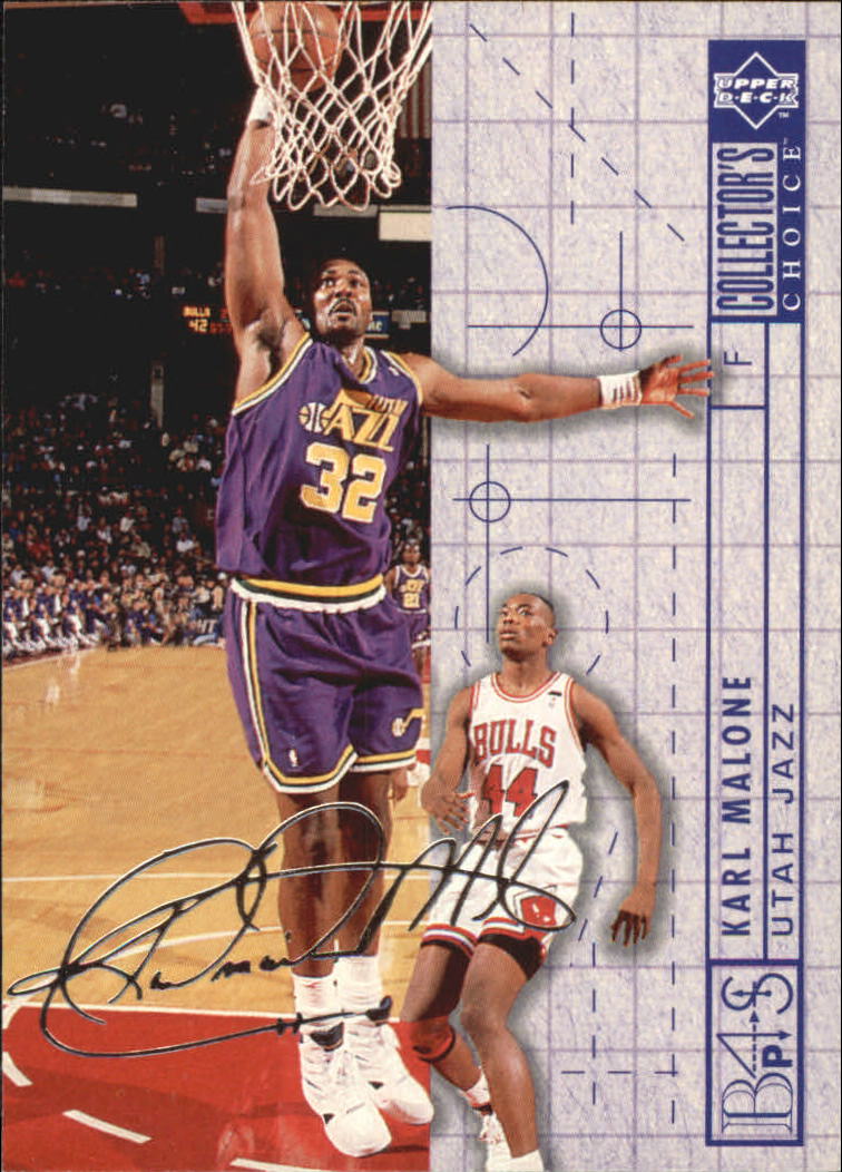 1994-95 Collector's Choice Silver Signature #397 Karl Malone BP