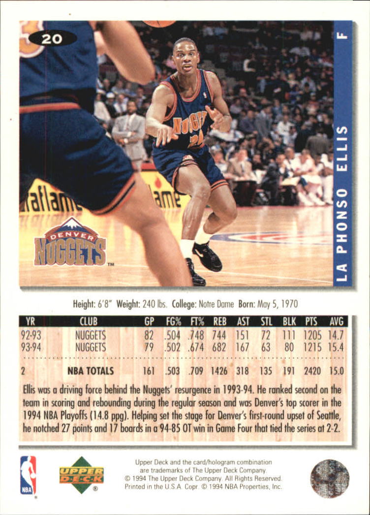 Sports Card Back
