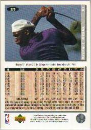 1994-95 Collector's Choice Blow-Ups #23 Michael Jordan BB back image