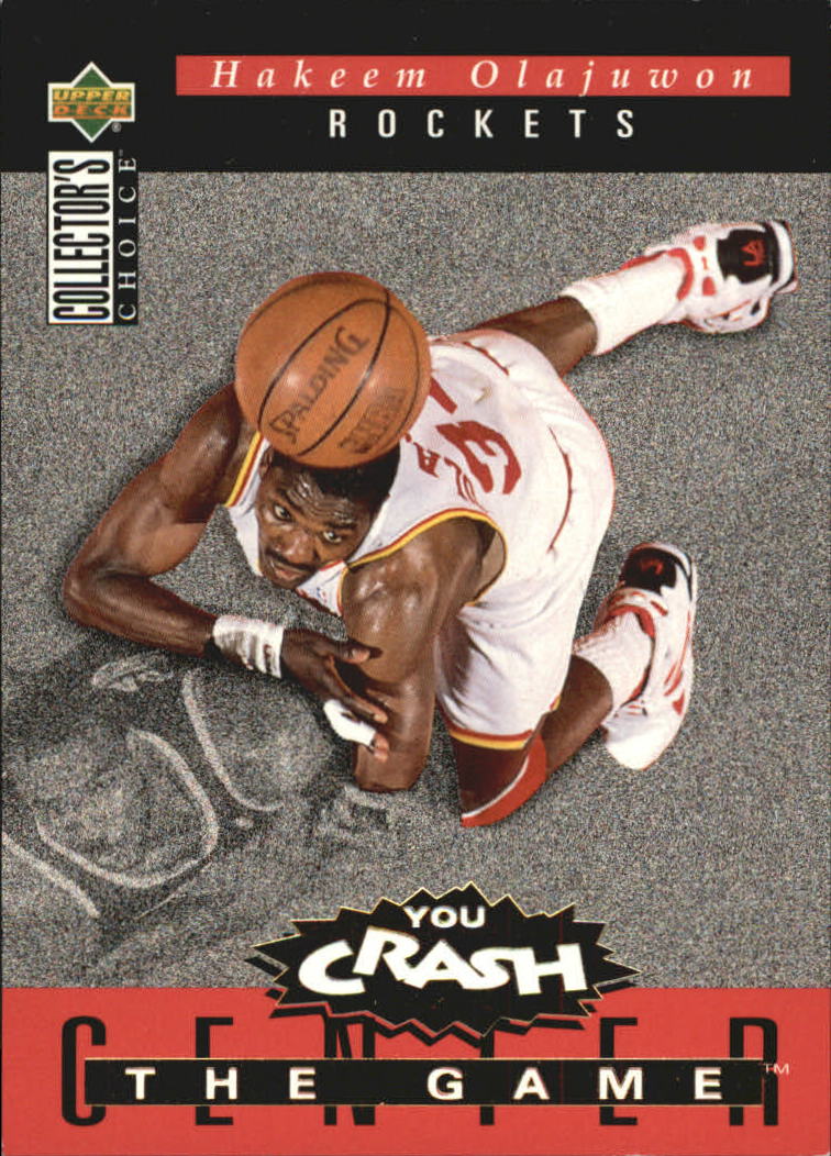 1994-95 Collector's Choice Crash the Game Rebounds #R9 Hakeem Olajuwon