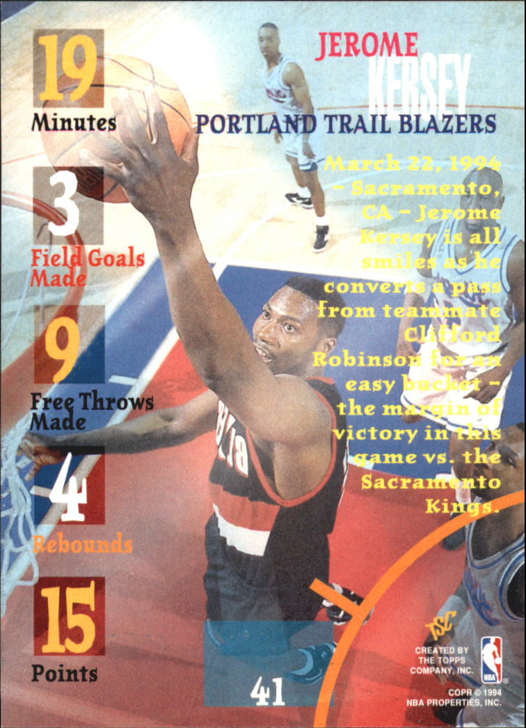 1994-95 Stadium Club Super Teams NBA Finals (1-181) Singles - You Choose - Picture 81 of 352