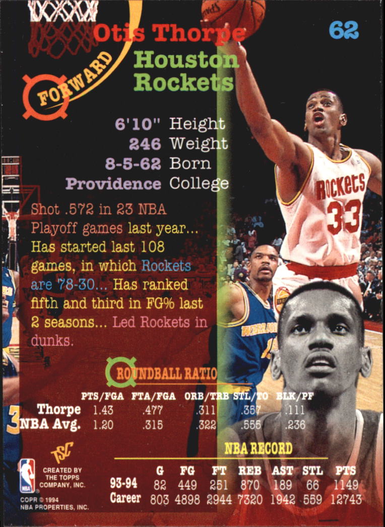 1994-95 Stadium Club Super Teams NBA Finals (1-181) Singles - You Choose - Picture 123 of 352