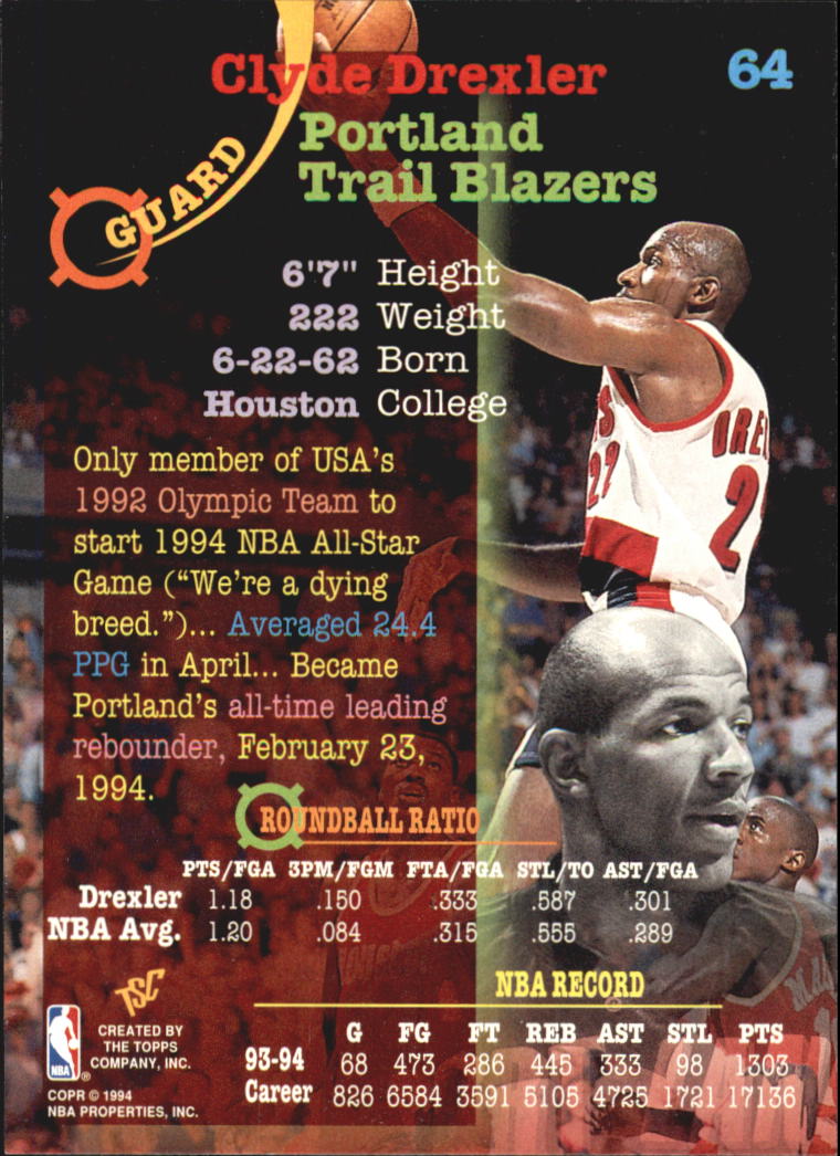 1994-95 Stadium Club Super Teams NBA Finals (1-181) Singles - You Choose - Picture 127 of 352