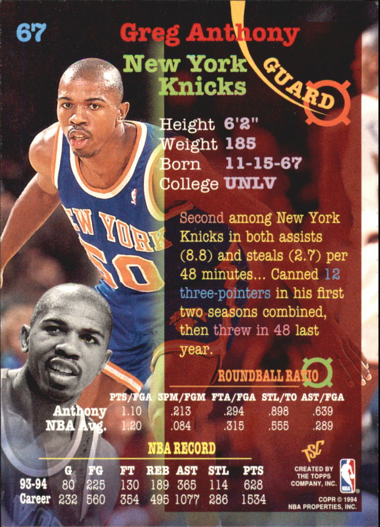 1994-95 Stadium Club Super Teams NBA Finals (1-181) Singles - You Choose - Picture 133 of 352