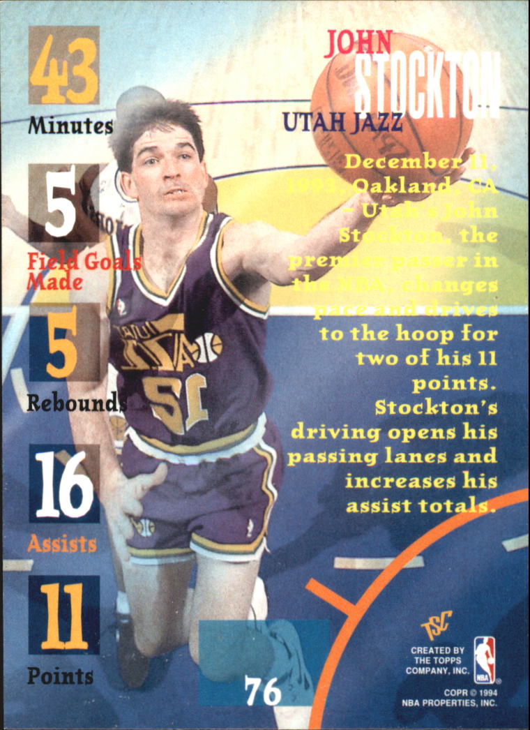 1994-95 Stadium Club Super Teams NBA Finals (1-181) Singles - You Choose - Picture 150 of 352