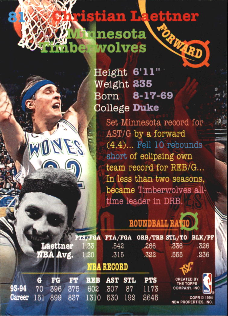 1994-95 Stadium Club Super Teams NBA Finals (1-181) Singles - You Choose - Picture 159 of 352