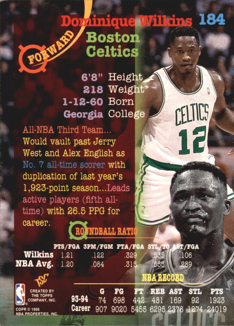 1994-95 Stadium Club Super Teams NBA Finals (#182-362) Singles - You Choose - Picture 6 of 357