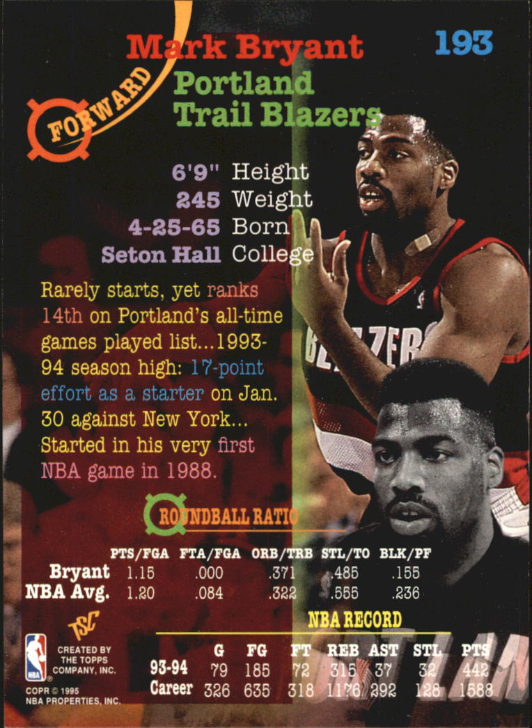 1994-95 Stadium Club Super Teams NBA Finals (#182-362) Singles - You Choose - Picture 22 of 357