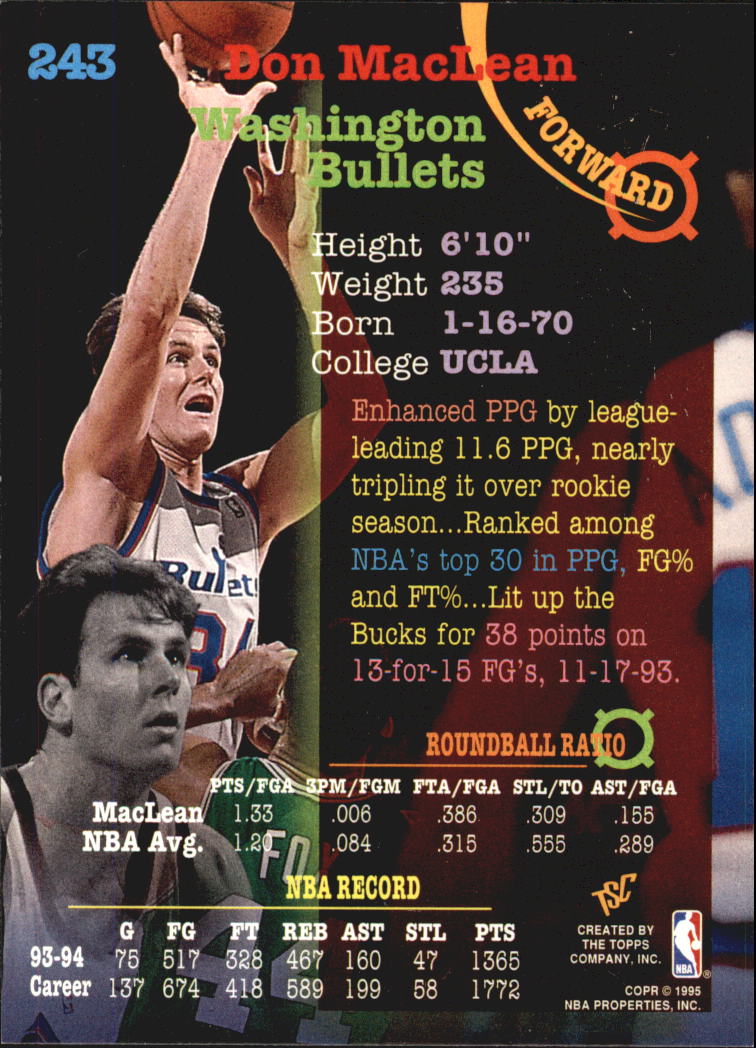 1994-95 Stadium Club Super Teams NBA Finals (#182-362) Singles - You Choose - Picture 121 of 357