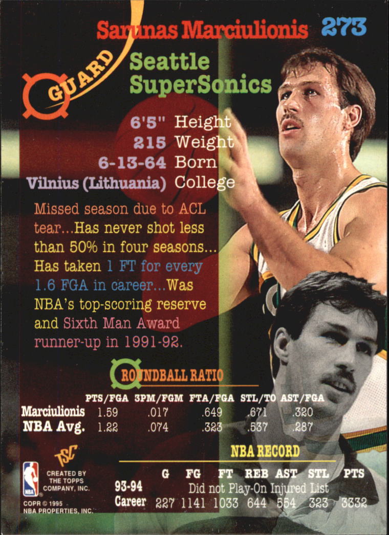 1994-95 Stadium Club Super Teams NBA Finals (#182-362) Singles - You Choose - Picture 181 of 357