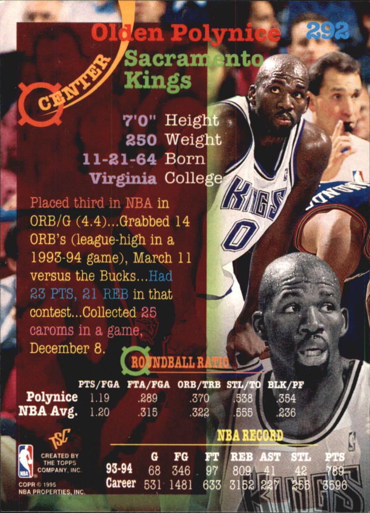 1994-95 Stadium Club Super Teams NBA Finals (#182-362) Singles - You Choose - Picture 219 of 357