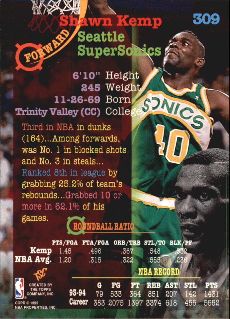 1994-95 Stadium Club Super Teams NBA Finals (#182-362) Singles - You Choose - Picture 253 of 357