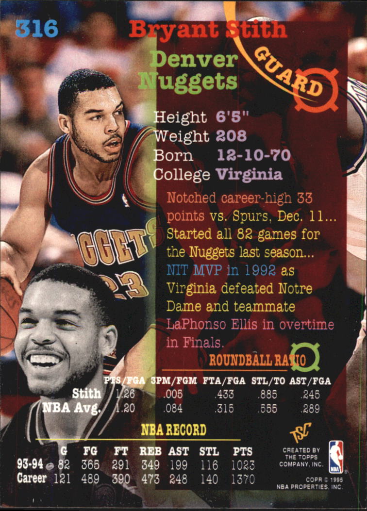 1994-95 Stadium Club Super Teams NBA Finals (#182-362) Singles - You Choose - Picture 267 of 357