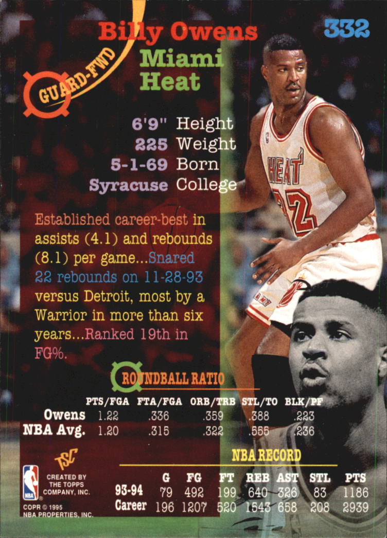 1994-95 Stadium Club Super Teams NBA Finals (#182-362) Singles - You Choose - Picture 299 of 357