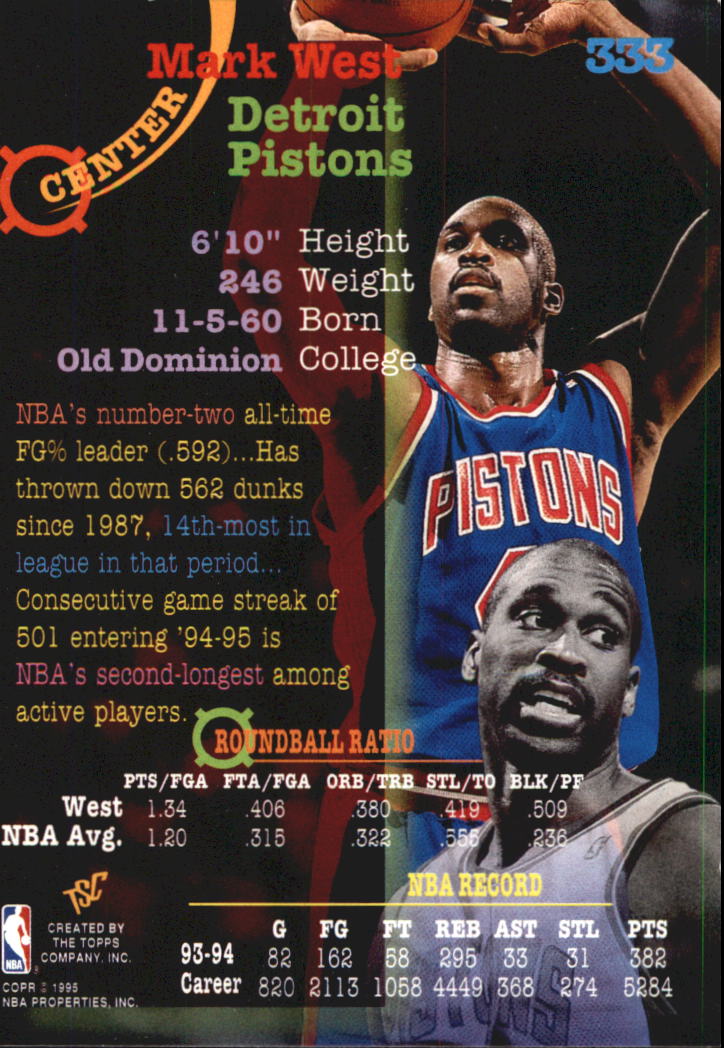 1994-95 Stadium Club Super Teams NBA Finals (#182-362) Singles - You Choose - Picture 301 of 357