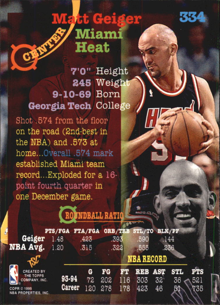 1994-95 Stadium Club Super Teams NBA Finals (#182-362) Singles - You Choose - Picture 303 of 357