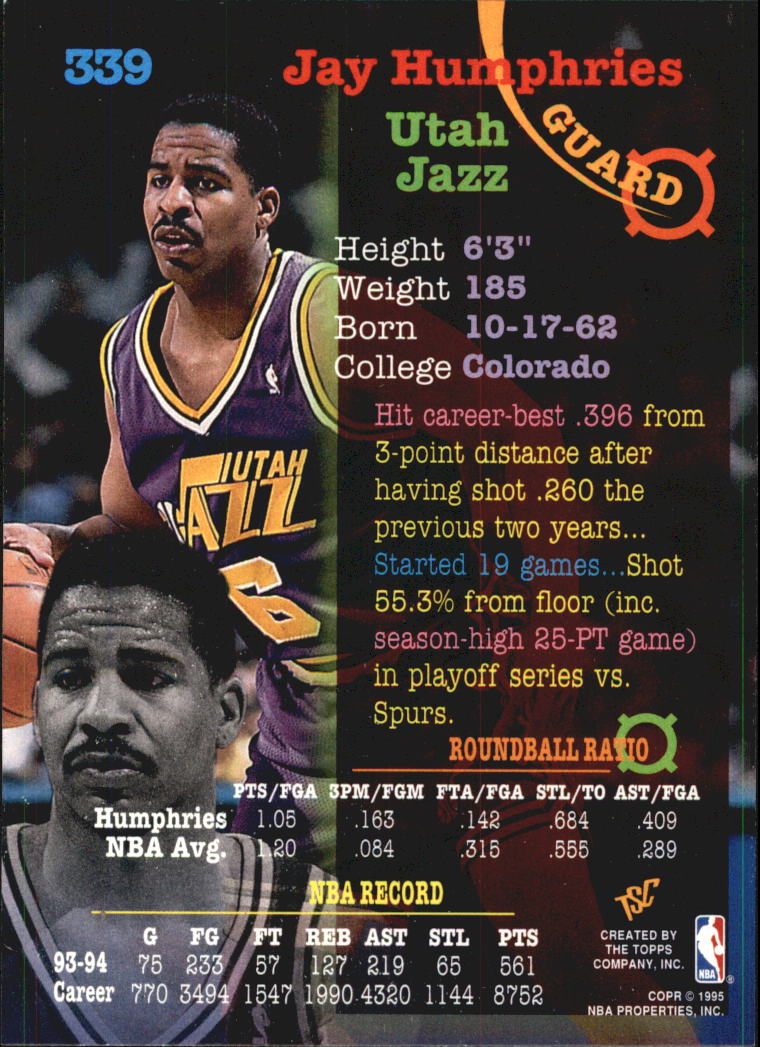 1994-95 Stadium Club Super Teams NBA Finals (#182-362) Singles - You Choose - Picture 313 of 357