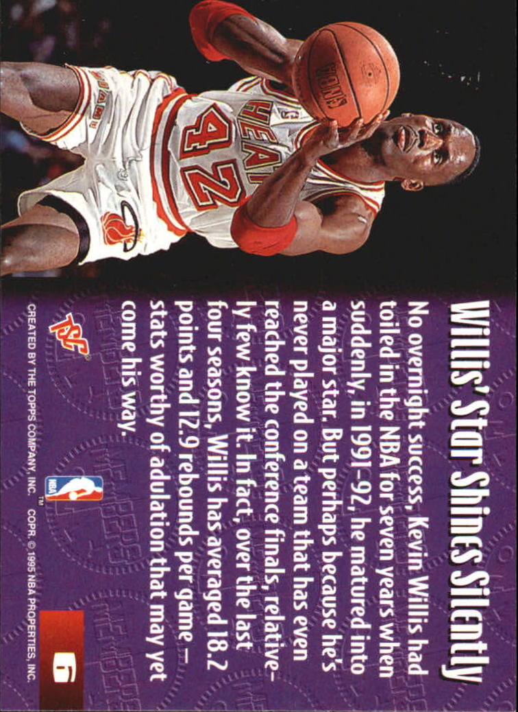 1994-95 Stadium Club Members Only 50 #6 Kevin Willis back image