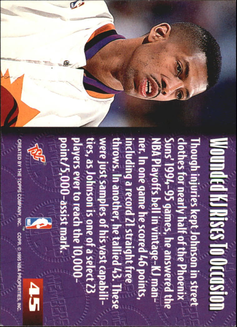 1994-95 Stadium Club Members Only 50 #45 Kevin Johnson back image
