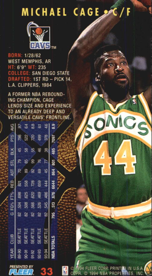 1994-95 Fleer Jam Session Basketball Card #1-200 - Choose Your Card - Picture 64 of 373